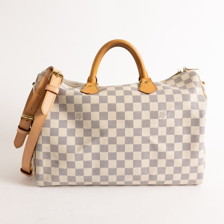 Speedy 35 Damier Azur Canvas - Handbags