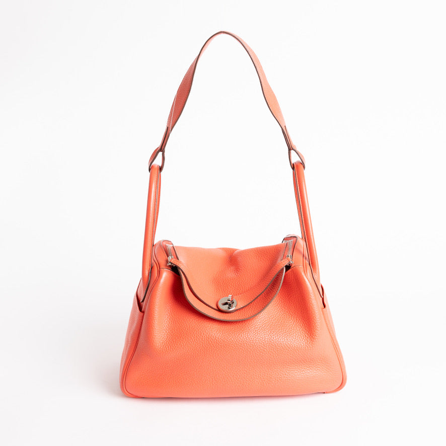 Hermes Lindy 30 Rose Jaipur Clemence – Now You Glow