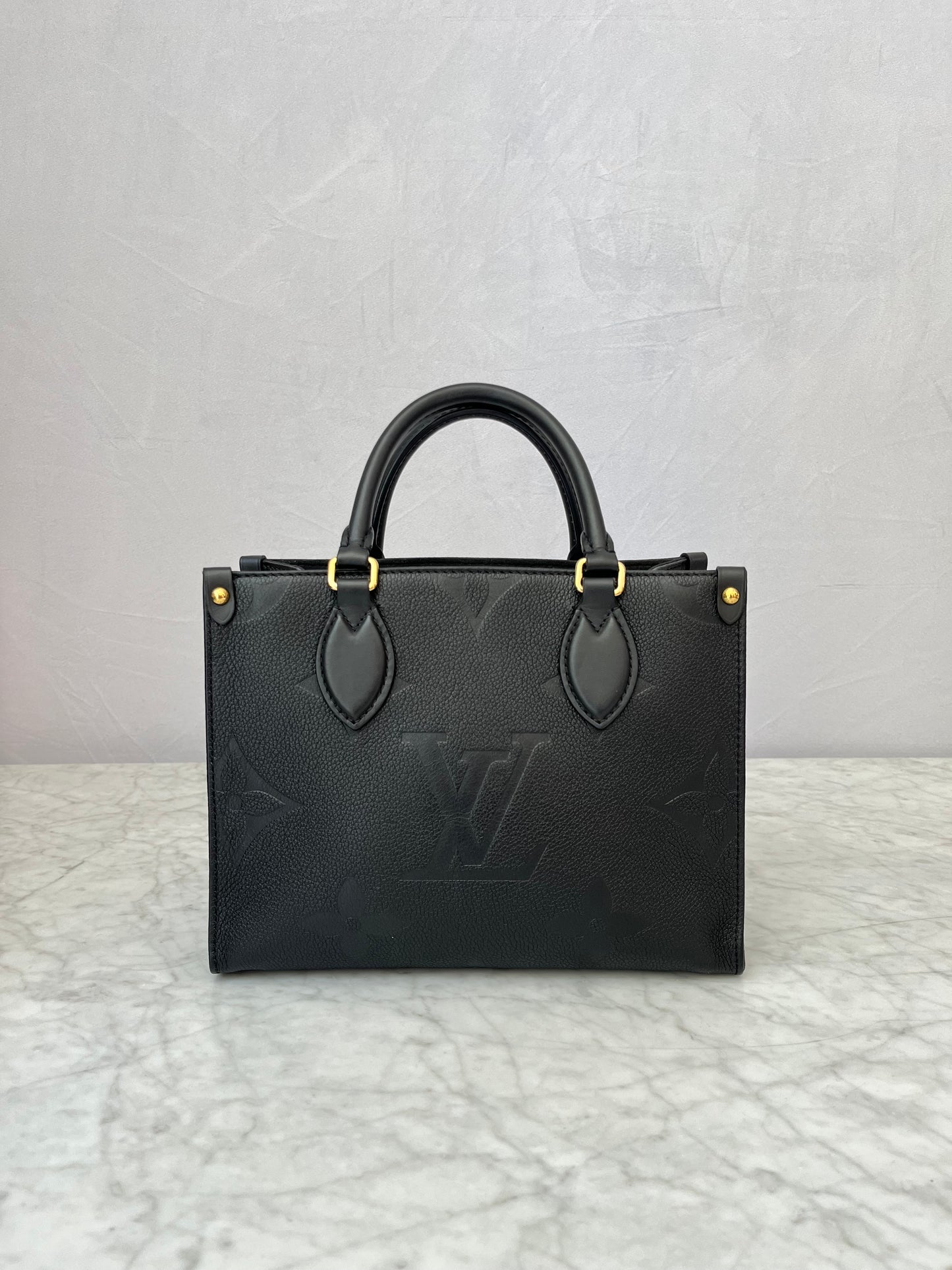 Louis Vuitton On the Go PM, Black Empreinte