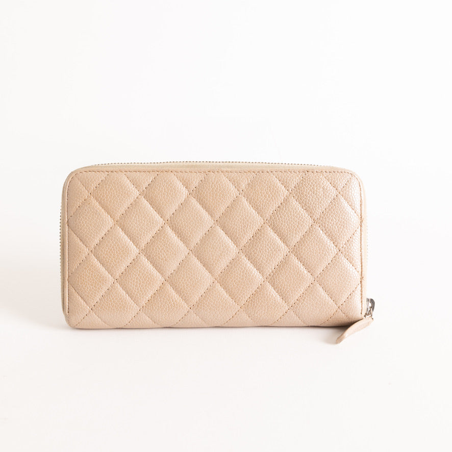 Chanel Caviar Zippy Wallet – Now You Glow