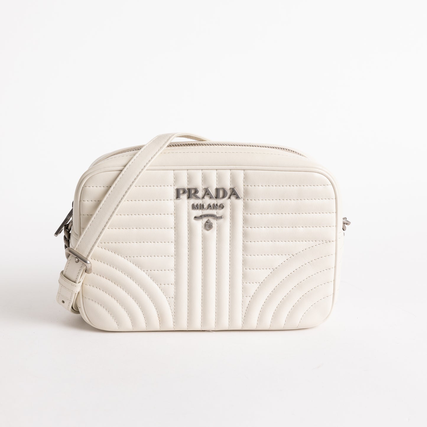 Prada Chain Camera Bag, Cream