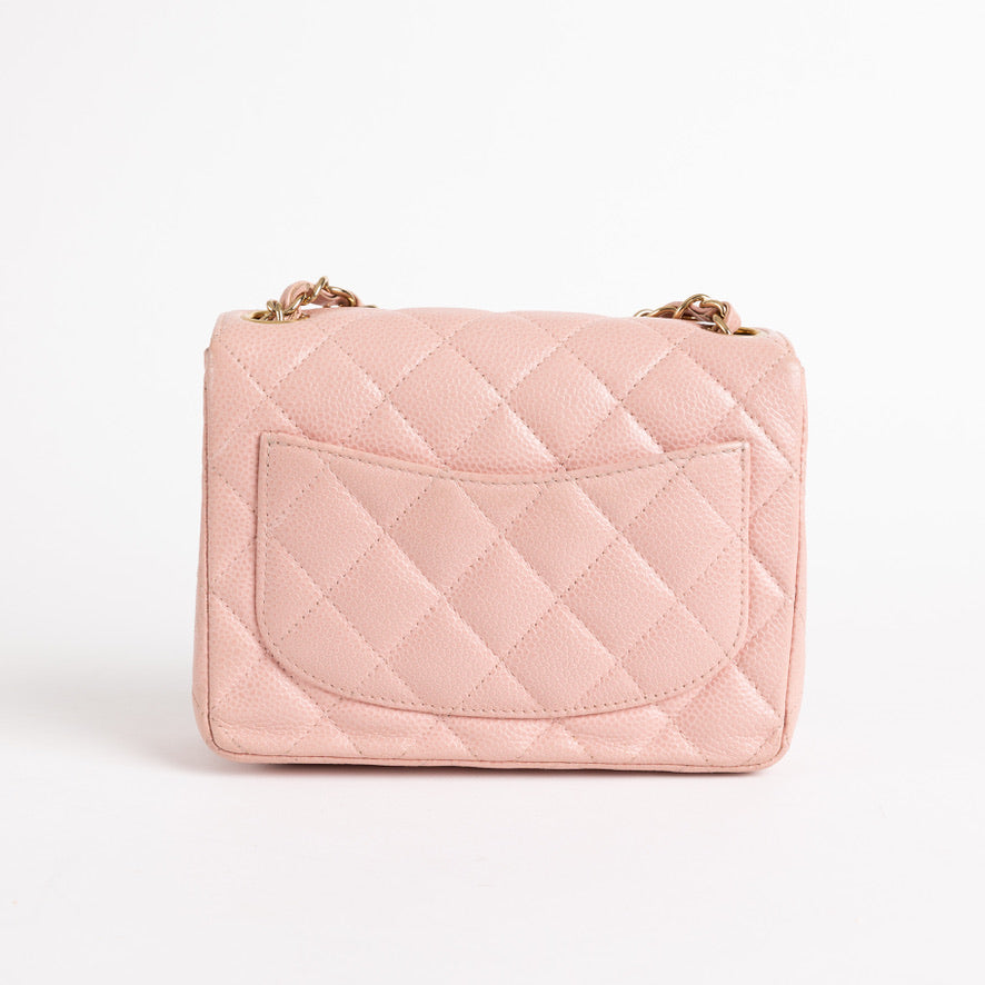 Chanel Caviar Square Mini Flap Bag