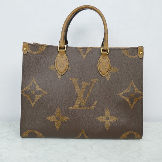 Louis Vuitton On The Go MM, Reverse Monogram