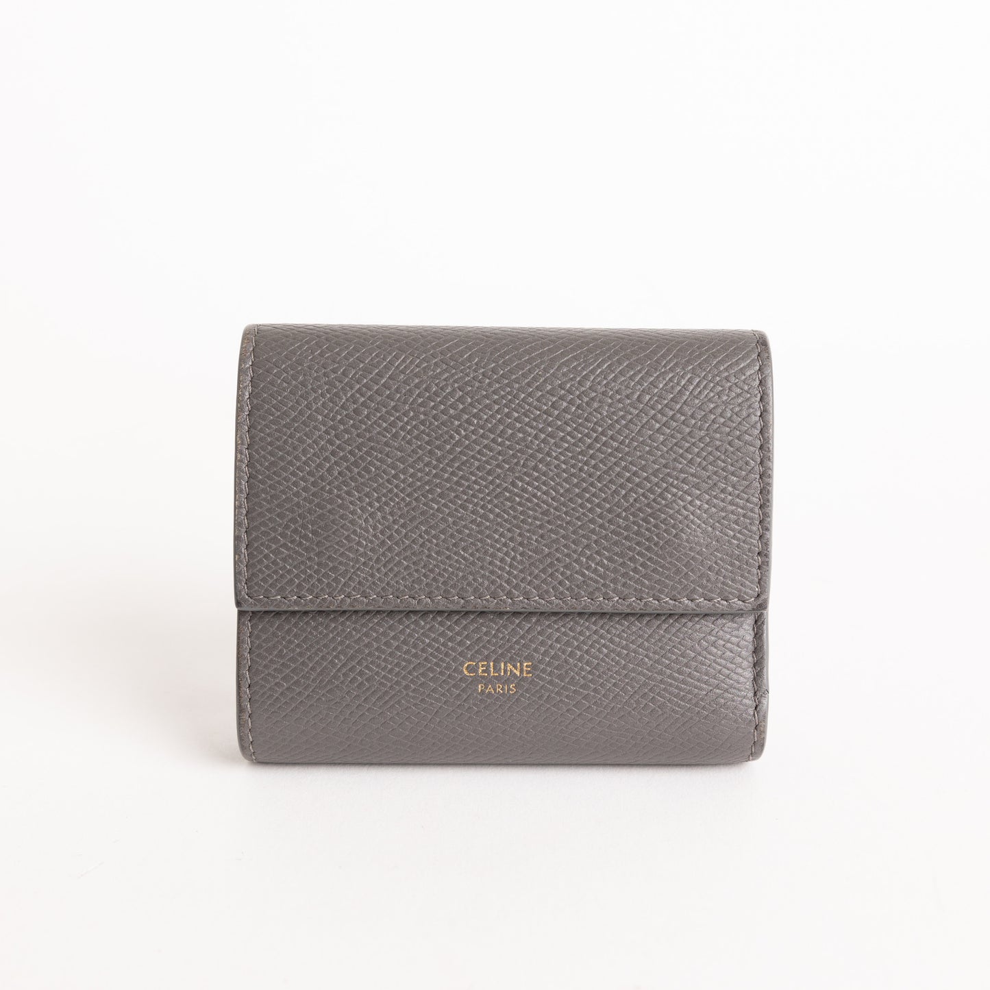 Celine Trifold Wallet, Grey