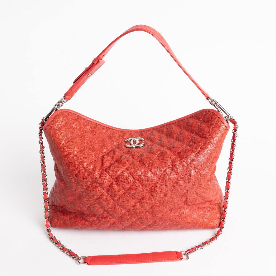 Chanel Caviar Quilted French Riviera Hobo