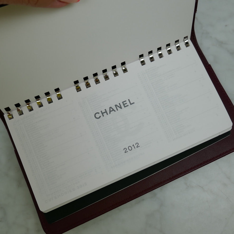 Chanel Agenda, Maroon Patent Leather