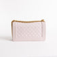 Chanel Medium Lambskin Boy Bag Pink