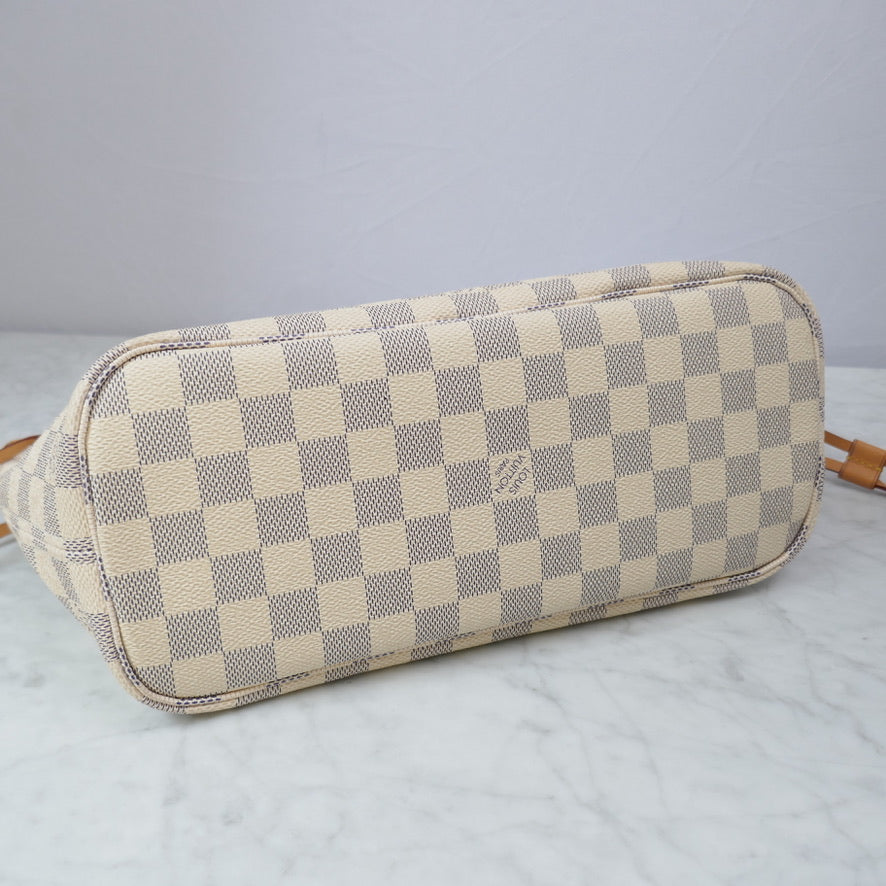 Louis Vuitton Neverfull PM Damier Azur with removable pouch