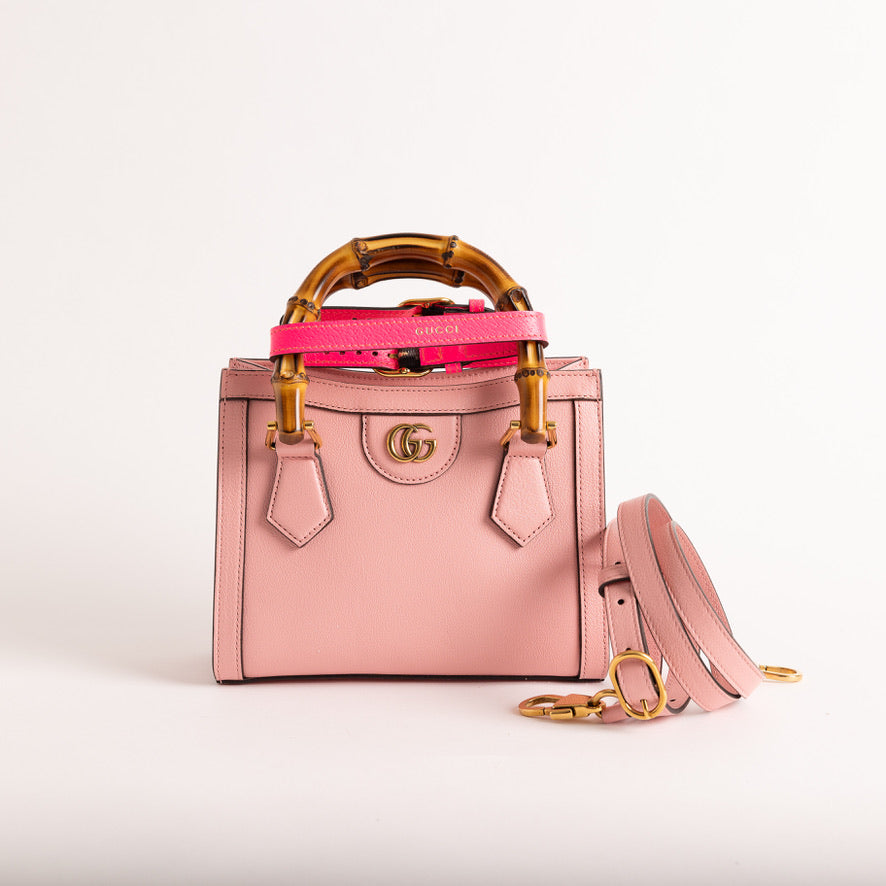 Gucci Diana Mini Tote Bag in Pink