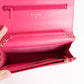 Chanel Lambskin Wallet On Chain Pink Lambskin Gold Hardware